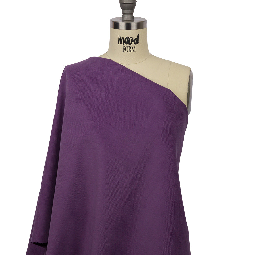 Featherwale Cotton Corduroy - Aubergine - Dawn Collection - Drape Featherwale Cotton Corduroy - Aubergine - Dawn Collection - Drape