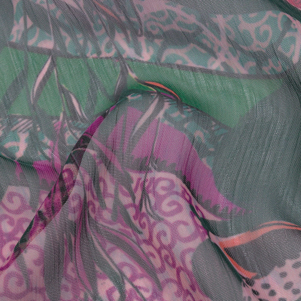 Mood Exclusive Jungle Jam Crinkled Polyester Chiffon Detail Mood Exclusive Jungle Jam Crinkled Polyester Chiffon Detail