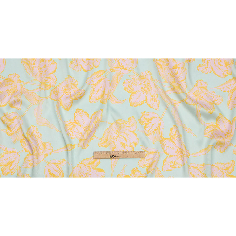 Mood Exclusive Nymphaea Crinkled Polyester Charmeuse Full Mood Exclusive Nymphaea Crinkled Polyester Charmeuse Full