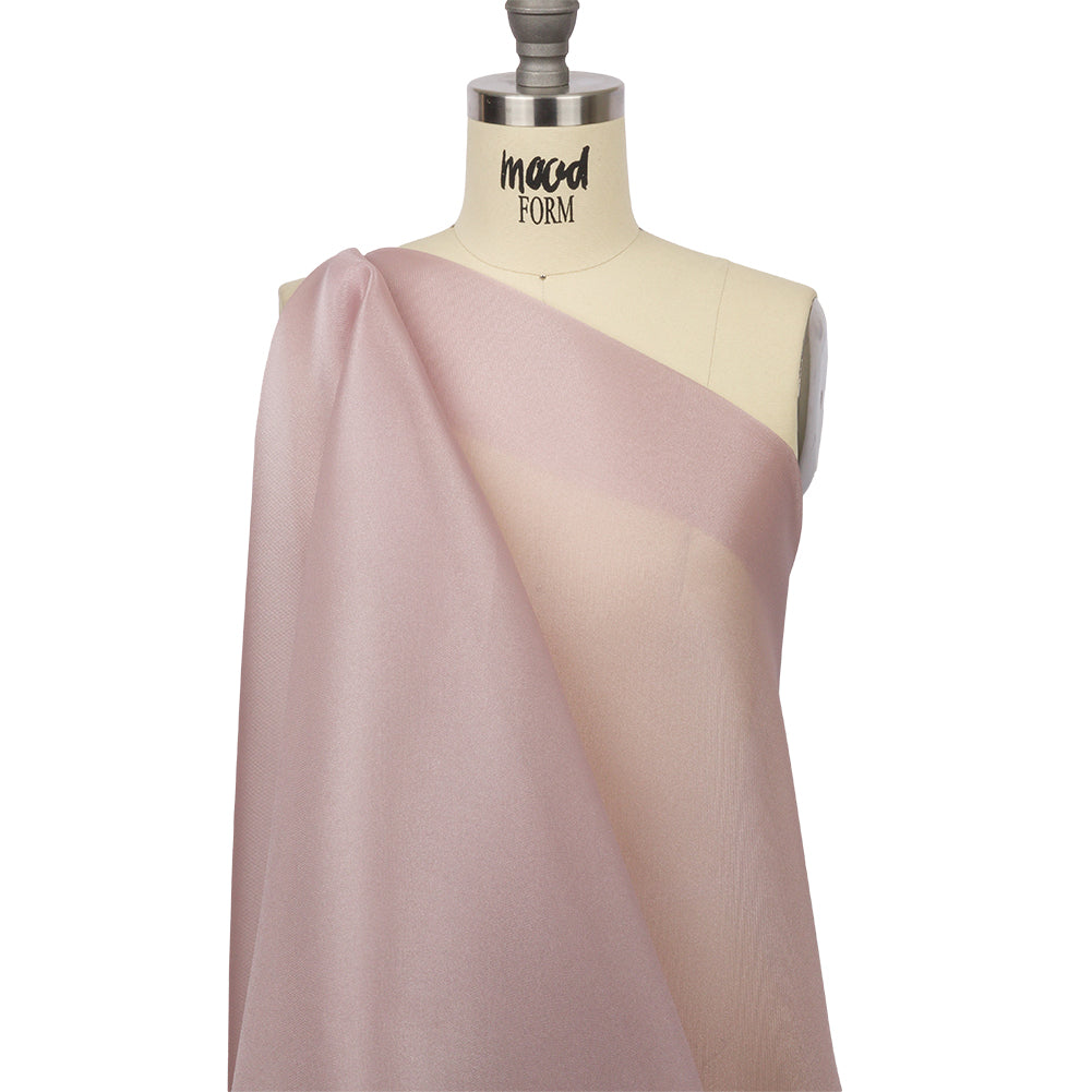 Polyester Twill Organdy - Shimmering Mauve - Quinn Collection - Drape Polyester Twill Organdy - Shimmering Mauve - Quinn Collection - Drape