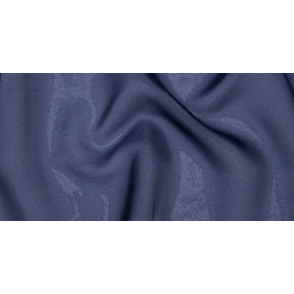 Polyester Twill Organdy - Shimmering Navy - Quinn Collection - Full Polyester Twill Organdy - Shimmering Navy - Quinn Collection - Full