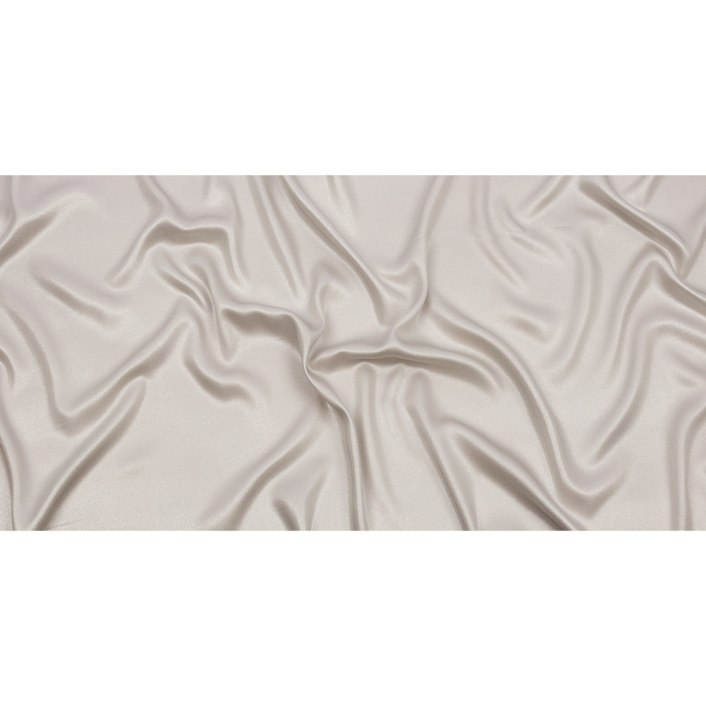 Ultra-Smooth Polyester Georgette with Foiling - Beige and Silver - Valeria Collection - Full Ultra-Smooth Polyester Georgette with Foiling - Beige and Silver - Valeria Collection - Full