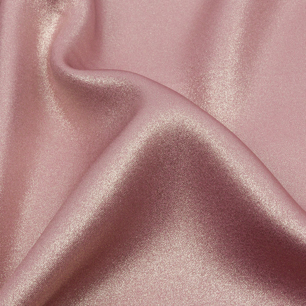 Ultra-Smooth Polyester Georgette with Foiling - Rose and Gold - Valeria Collection - Detail Ultra-Smooth Polyester Georgette with Foiling - Rose and Gold - Valeria Collection - Detail