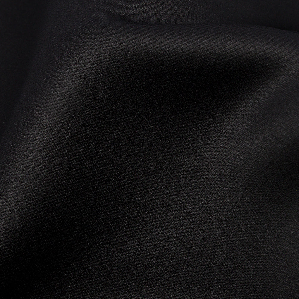 Polyester Duchess Satin - Black - Dominique Collection - Detail Polyester Duchess Satin - Black - Dominique Collection - Detail