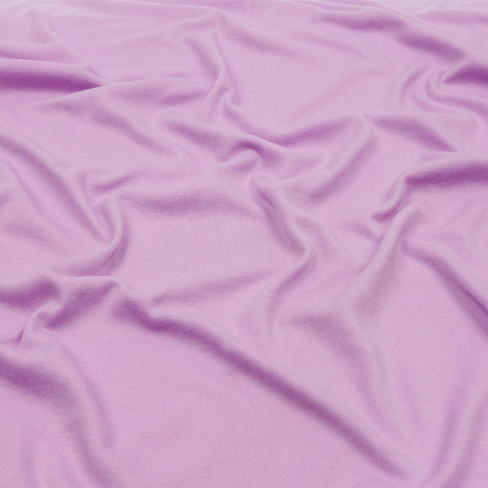 Lavender Recycled Polyester Interlock Knit Lavender Recycled Polyester Interlock Knit