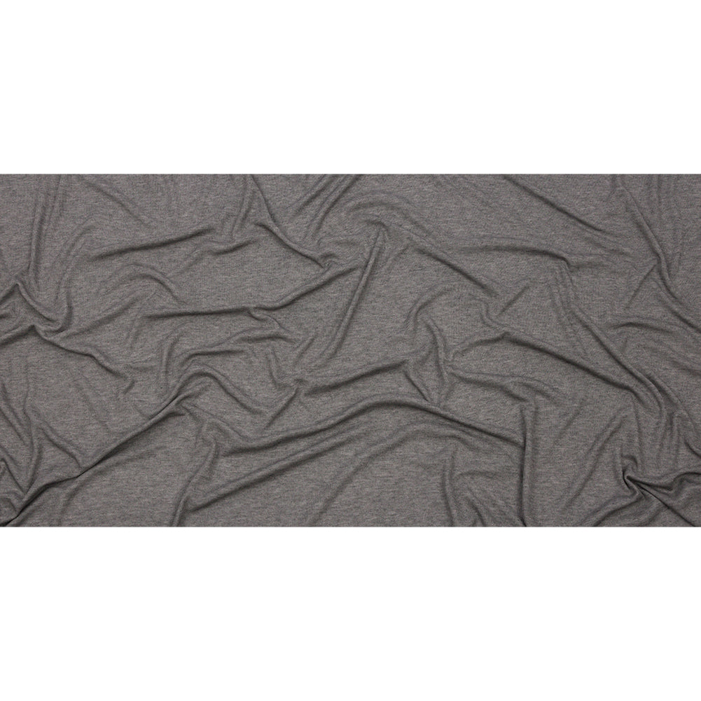 Heathered Pewter Lightweight Rayon Rib Knit Full Heathered Pewter Lightweight Rayon Rib Knit Full