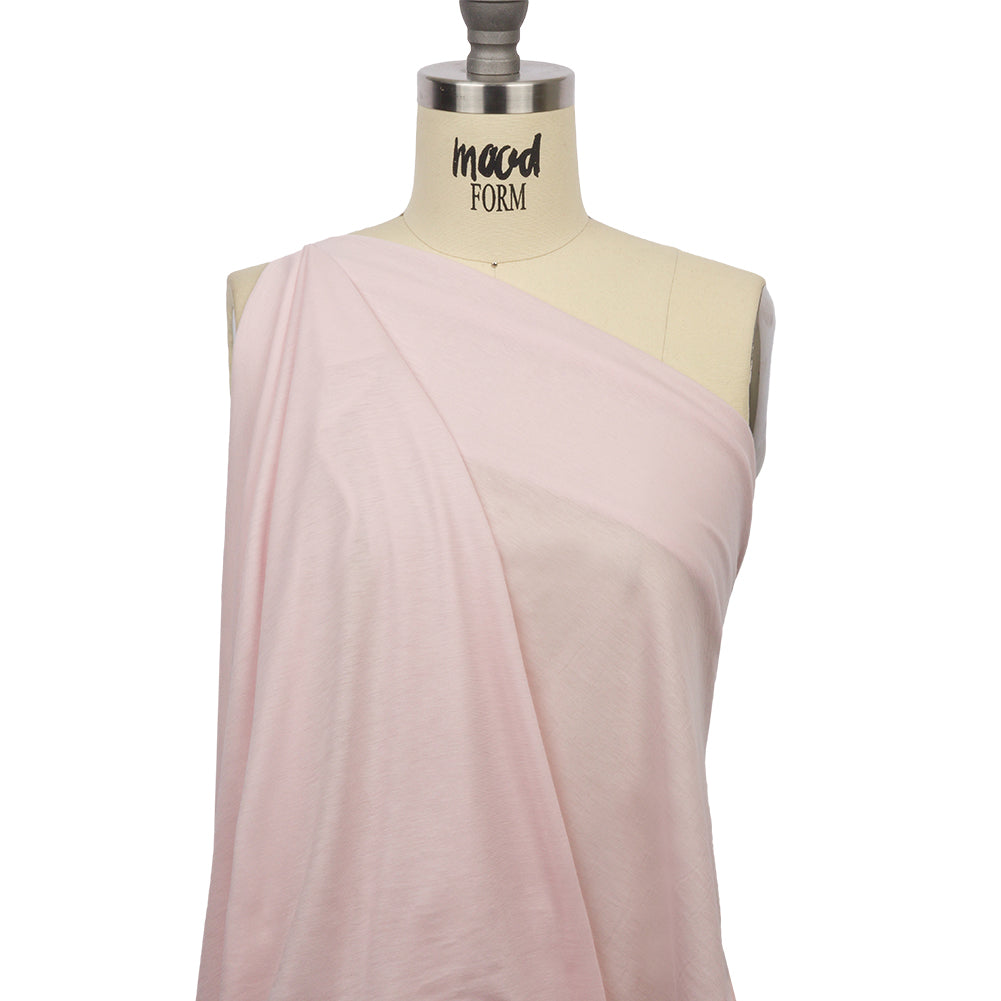 Baby Pink Rayon Jersey Drape Baby Pink Rayon Jersey Drape