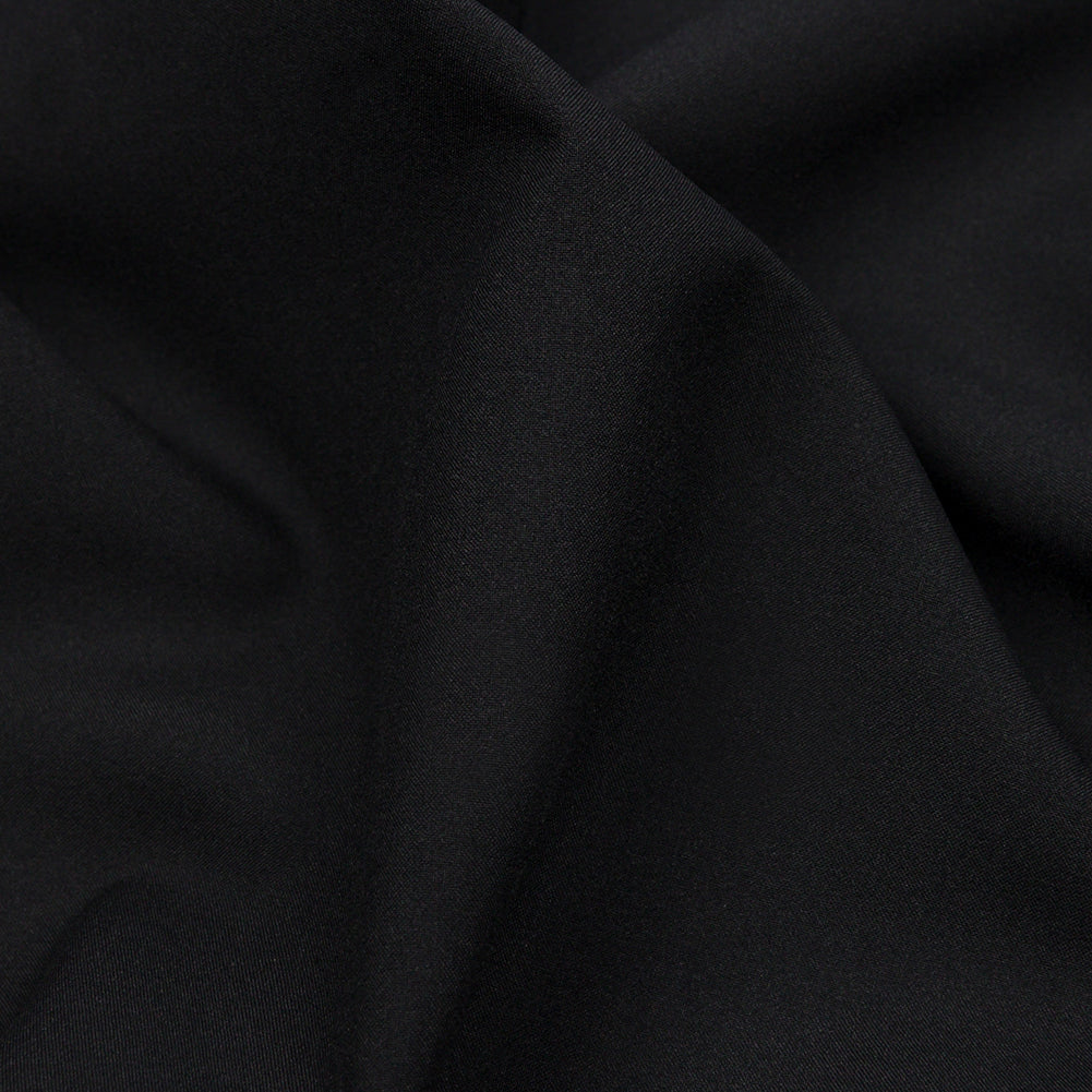 Black Lightweight Matte Polyester Lining Folded Black Lightweight Matte Polyester Lining Folded