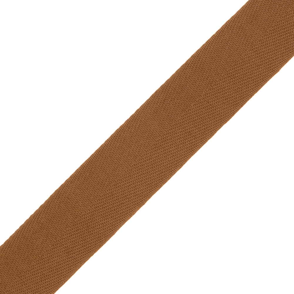 Tilly Coffee Herringbone Cotton Twill Tape - 20mm Tilly Coffee Herringbone Cotton Twill Tape - 20mm