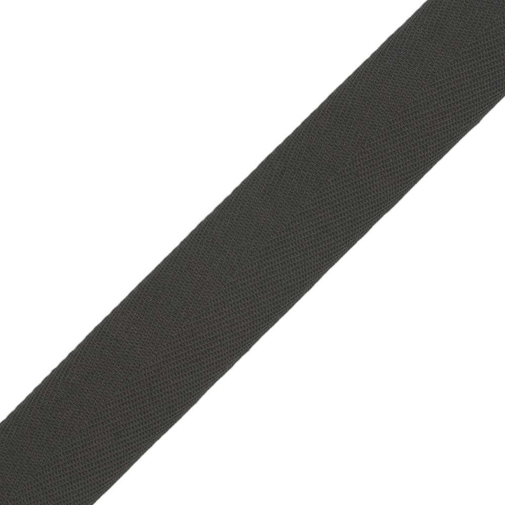 Tilly Shadow Gray Herringbone Cotton Twill Tape - 20mm Tilly Shadow Gray Herringbone Cotton Twill Tape - 20mm