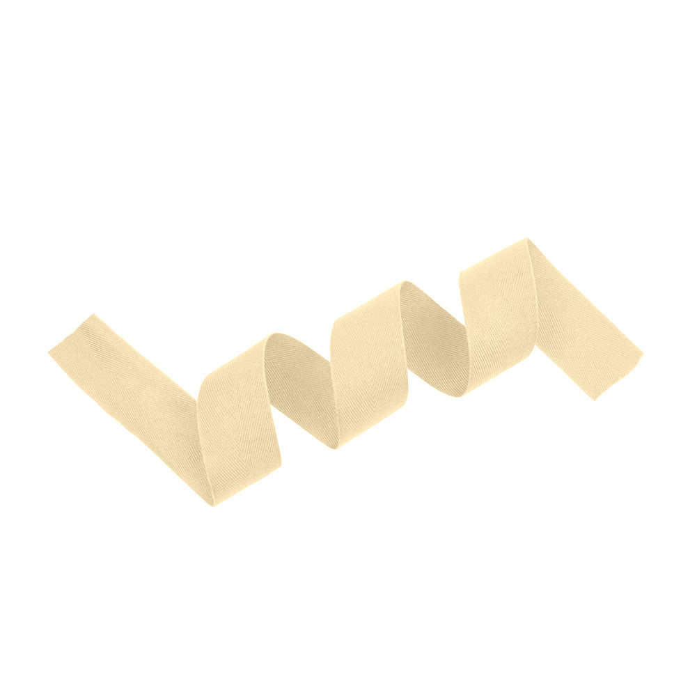 Tilly Khaki Herringbone Cotton Twill Tape - 25mm Detail Tilly Khaki Herringbone Cotton Twill Tape - 25mm Detail