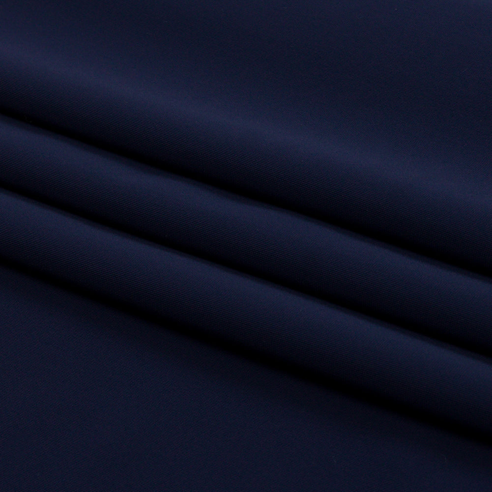 Navy Stretch Nylon Interlock Knit Folded Navy Stretch Nylon Interlock Knit Folded