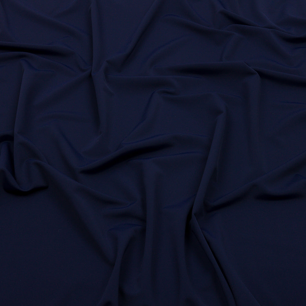 Navy Stretch Nylon Interlock Knit Navy Stretch Nylon Interlock Knit