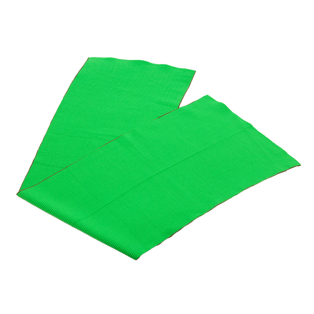 Grass Green Soft 2x2 Rib Knit Foldover Trim - 31" x 9" Grass Green Soft 2x2 Rib Knit Foldover Trim - 31" x 9"