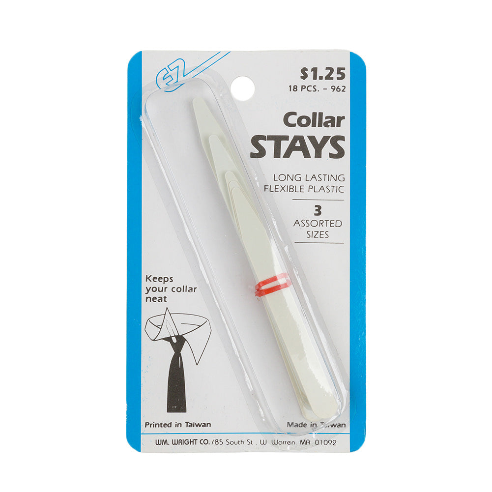 EZ Collar Stays - 18pc Assorted Sizes EZ Collar Stays - 18pc Assorted Sizes