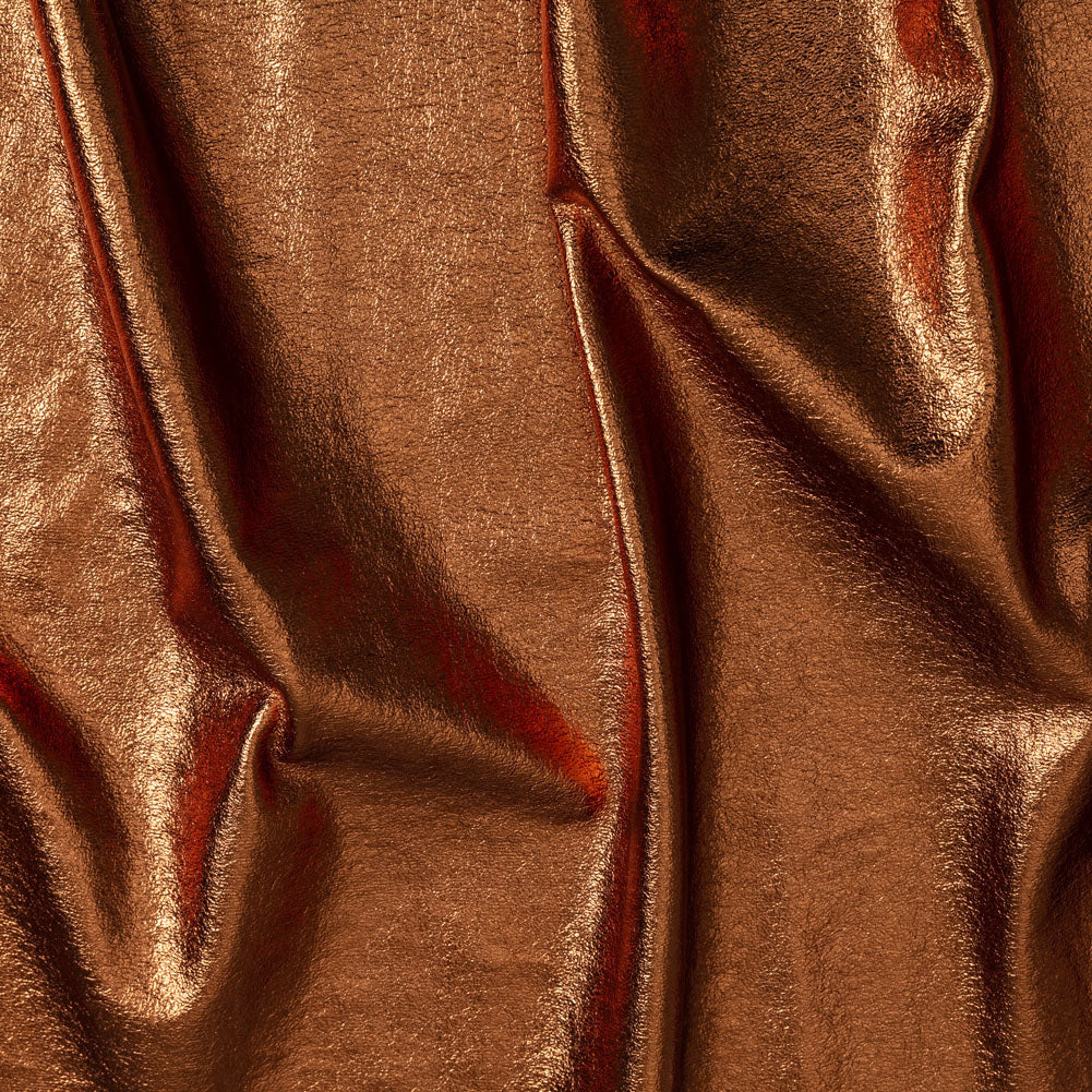 Textured Faux Leather - Metallic Copper - Ileana Collection Textured Faux Leather - Metallic Copper - Ileana Collection