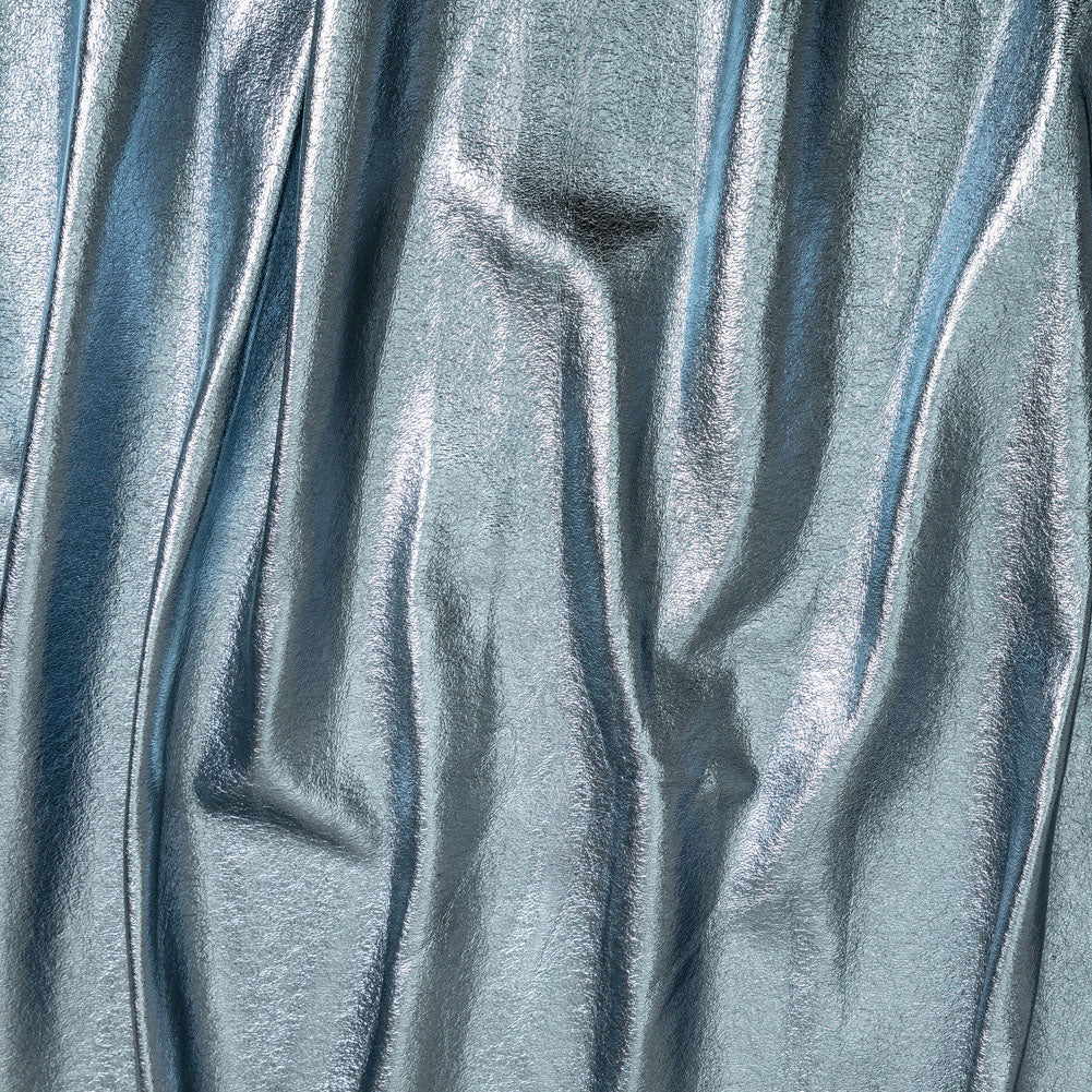 Textured Faux Leather - Metallic Graphite - Ileana Collection Textured Faux Leather - Metallic Graphite - Ileana Collection