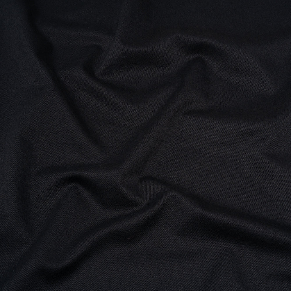 Carbon Brushed Stretch Khaki Twill - Black - Averill Collection Carbon Brushed Stretch Khaki Twill - Black - Averill Collection