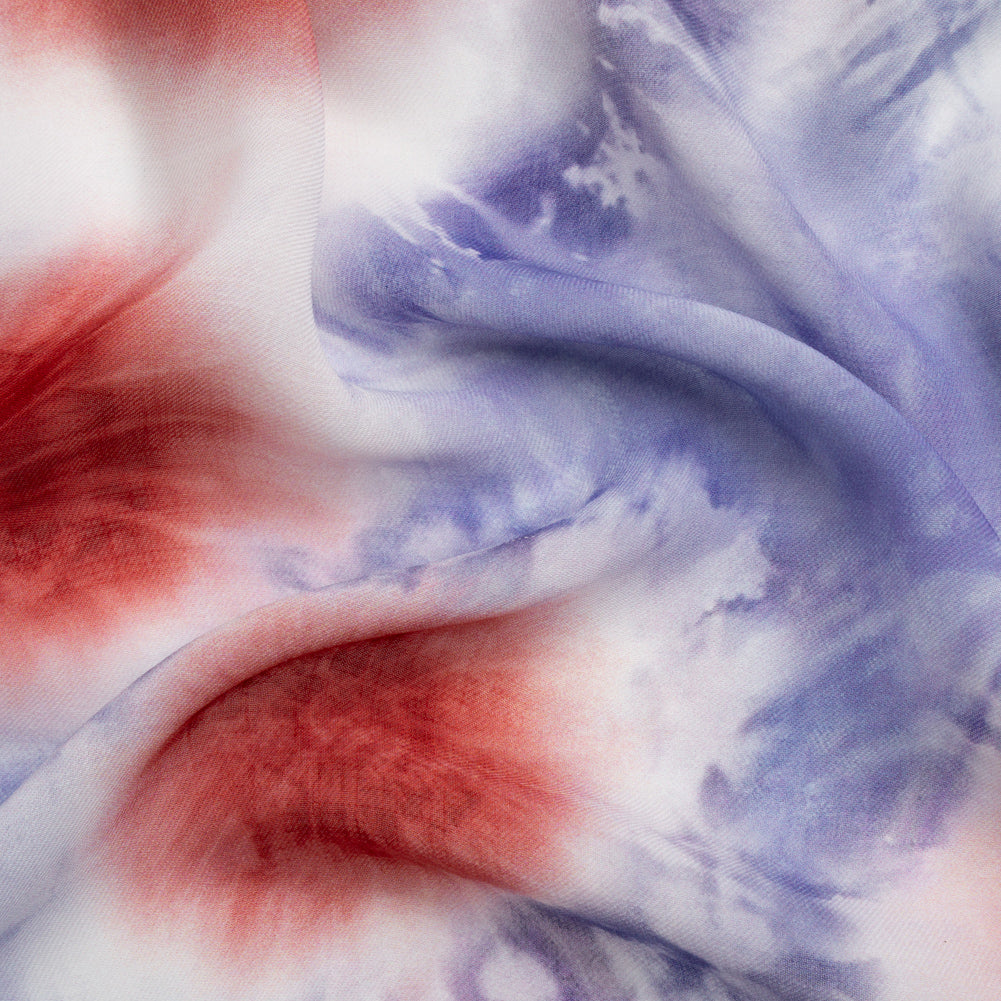 Mood Exclusive Firecracker Freedom Slubbed Sheer Polyester Woven Mood Exclusive Firecracker Freedom Slubbed Sheer Polyester Woven