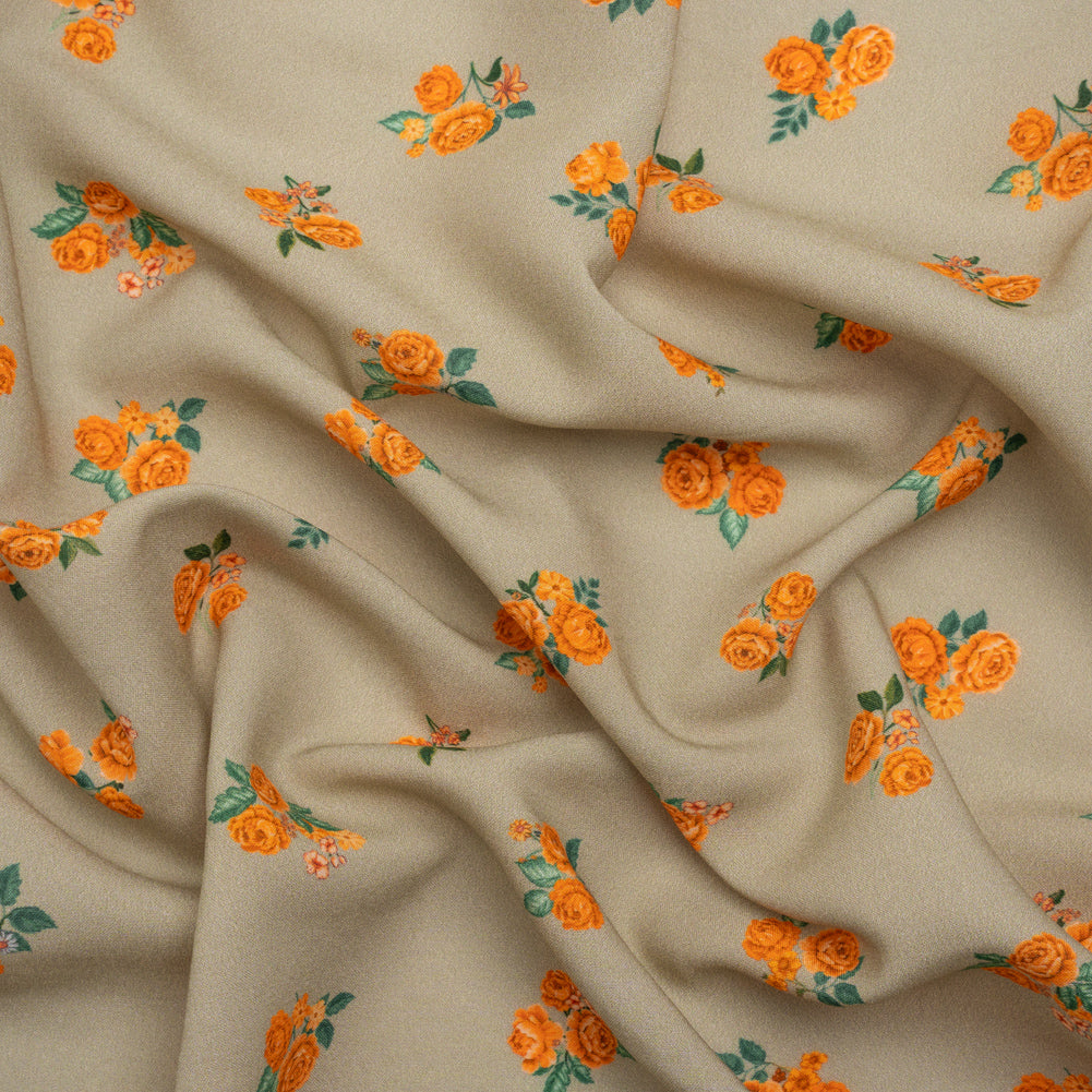 Mood Exclusive Orange Rosy and Sweet Viscose Shirting Mood Exclusive Orange Rosy and Sweet Viscose Shirting