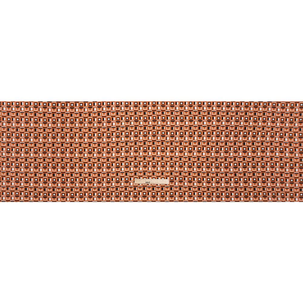 Mood Exclusive Orange Checkerboard Cadence Drapey Viscose Woven Drape Mood Exclusive Orange Checkerboard Cadence Drapey Viscose Woven Drape