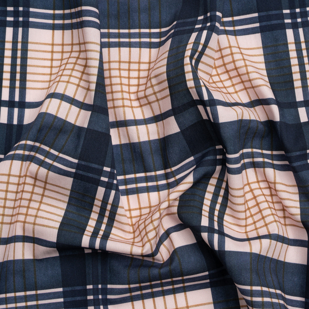 Mood Exclusive Blue Parting Glass Cotton Poplin Mood Exclusive Blue Parting Glass Cotton Poplin