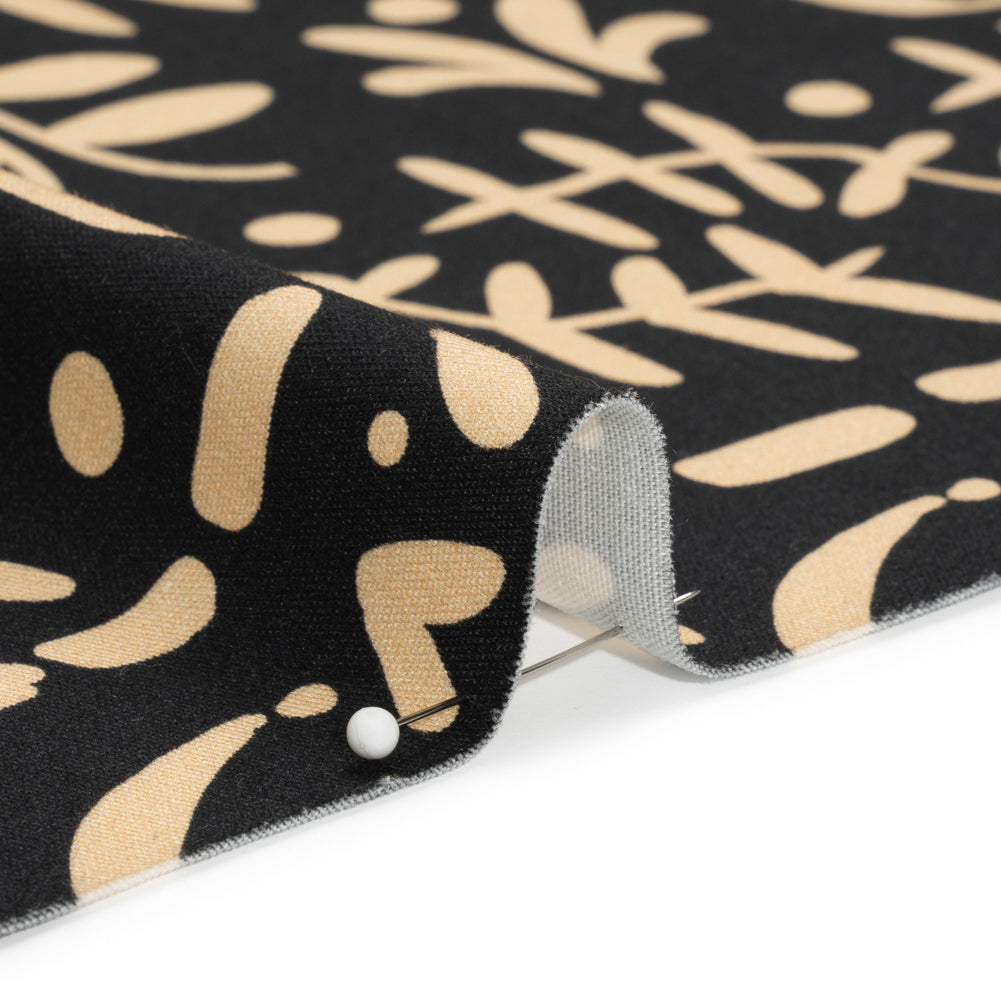 Mood Exclusive Black Vegetation View Stretch Cotton Twill Detail Mood Exclusive Black Vegetation View Stretch Cotton Twill Detail