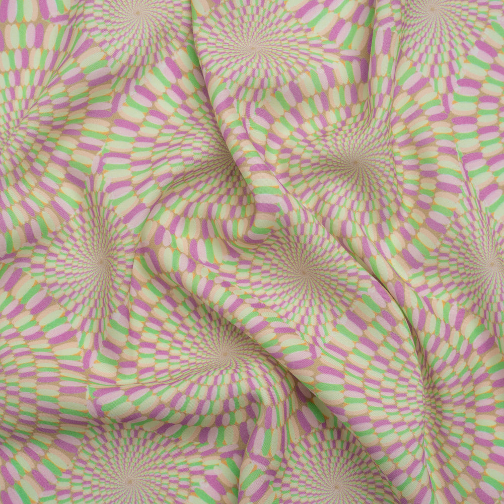 Mood Exclusive Purple Hype Hypnosis Stretch Sustainable Rayon Batiste Mood Exclusive Purple Hype Hypnosis Stretch Sustainable Rayon Batiste