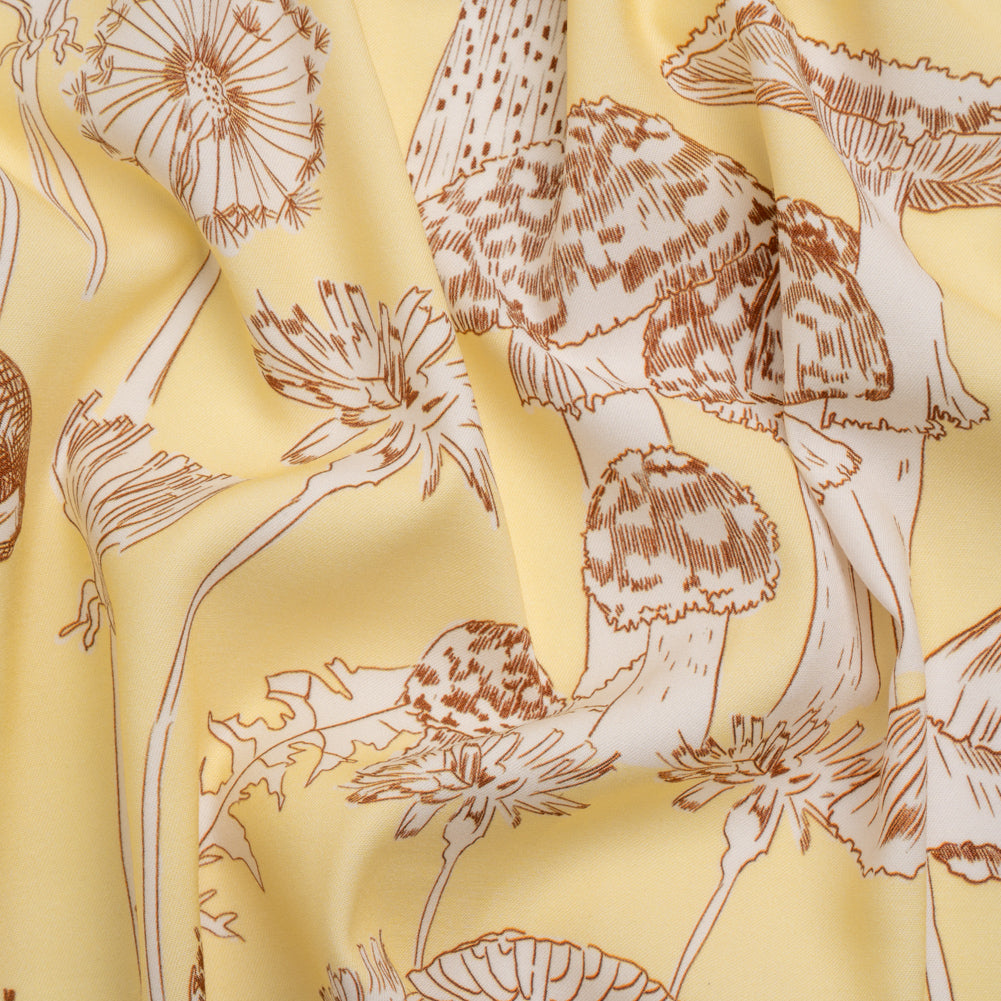 Mood Exclusive The Mushroom the Merrier Stretch Sustainable Rayon Batiste Mood Exclusive The Mushroom the Merrier Stretch Sustainable Rayon Batiste