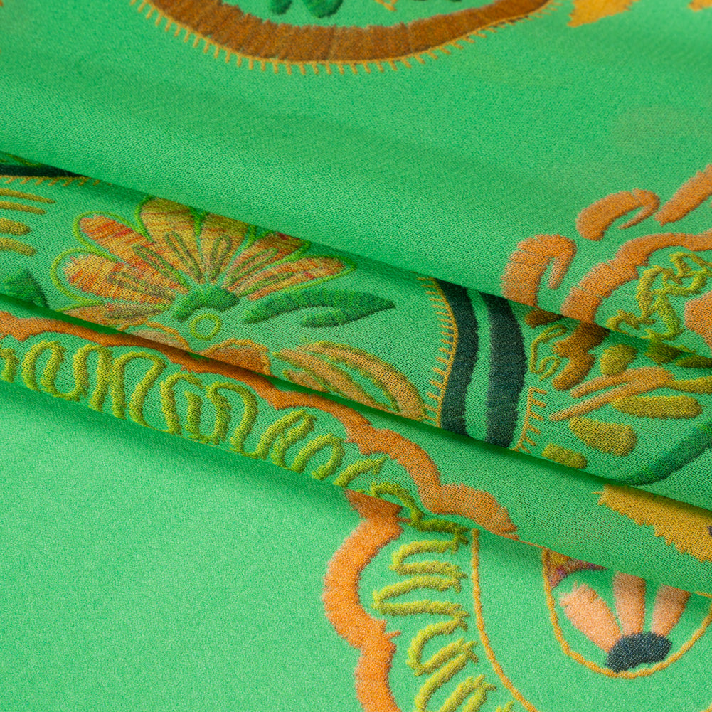 Mood Exclusive Dark Mint Scented Sights Viscose Georgette Folded Mood Exclusive Dark Mint Scented Sights Viscose Georgette Folded