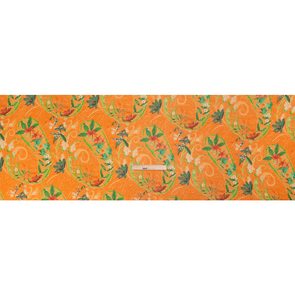 Mood Exclusive Orange Swooping Grounds Viscose Georgette Full Mood Exclusive Orange Swooping Grounds Viscose Georgette Full