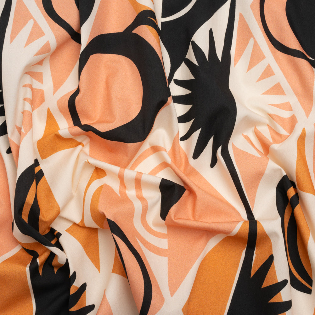 Cotton Poplin Print - Orange Geometric Suns and Circles - Mood Exclusive Twinkle Twinkle Cotton Poplin Print - Orange Geometric Suns and Circles - Mood Exclusive Twinkle Twinkle