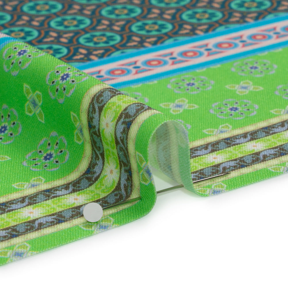 Mood Exclusive Lime Vibrant Views Stretch Sustainable Rayon Batiste Panel Folded Mood Exclusive Lime Vibrant Views Stretch Sustainable Rayon Batiste Panel Folded