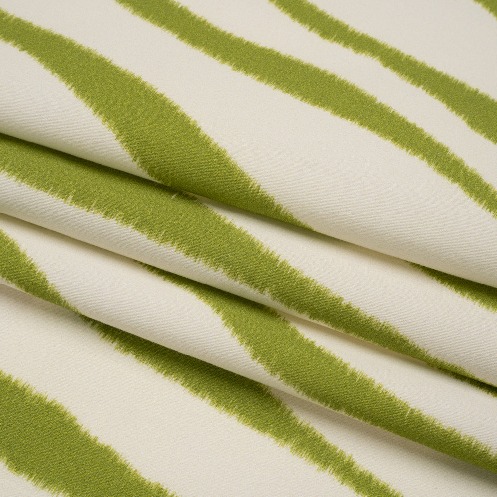 Mood Exclusive Kiwi Zebra Chic Stretch Brushed Cotton Twill Folded Mood Exclusive Kiwi Zebra Chic Stretch Brushed Cotton Twill Folded