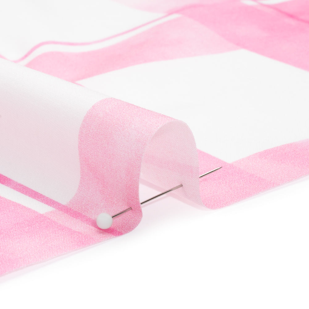 Cotton Voile Print - Pink and White Plaid - Mood Exclusive A-Tisket, A-Tasket Detail Cotton Voile Print - Pink and White Plaid - Mood Exclusive A-Tisket, A-Tasket Detail
