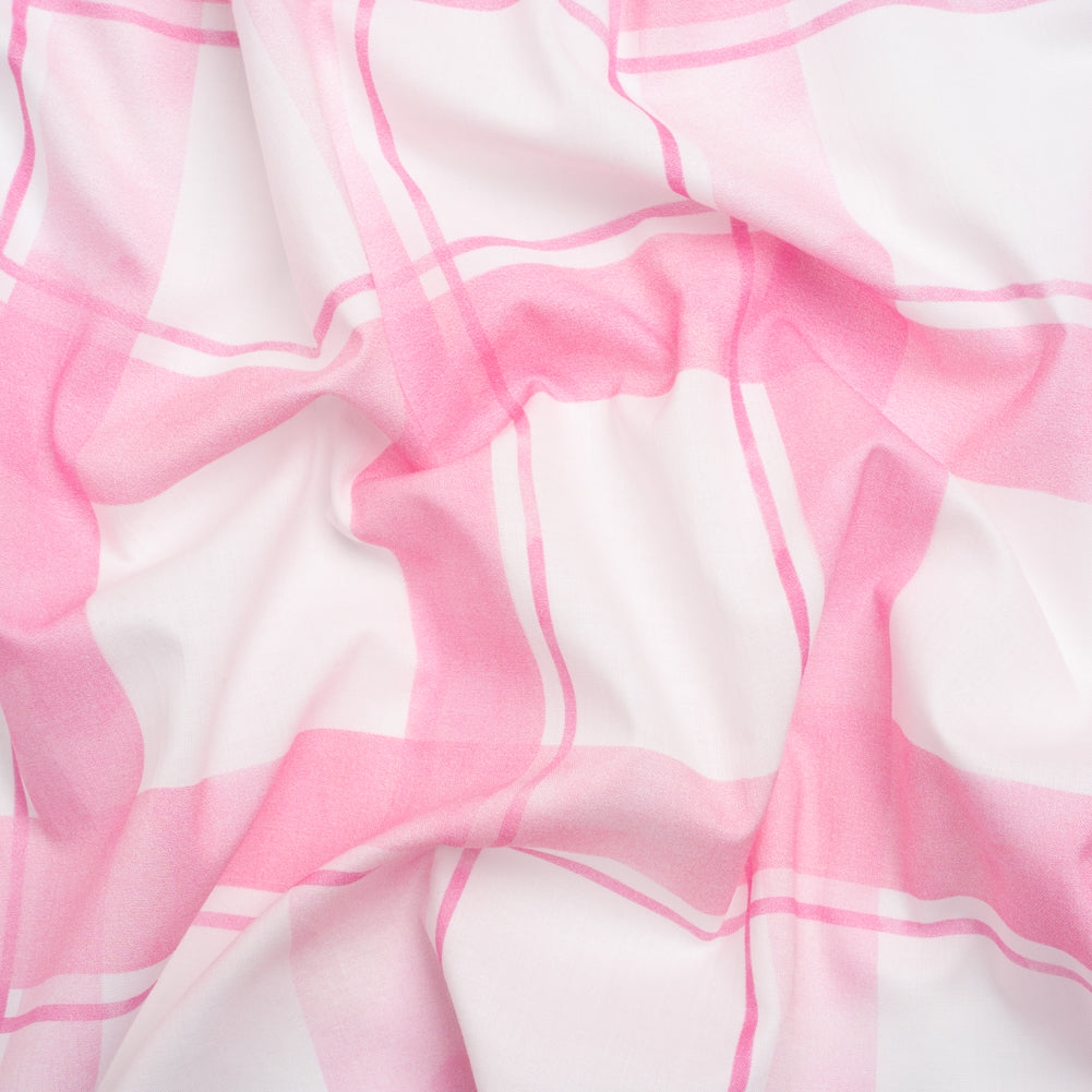 Cotton Voile Print - Pink and White Plaid - Mood Exclusive A-Tisket, A-Tasket Cotton Voile Print - Pink and White Plaid - Mood Exclusive A-Tisket, A-Tasket