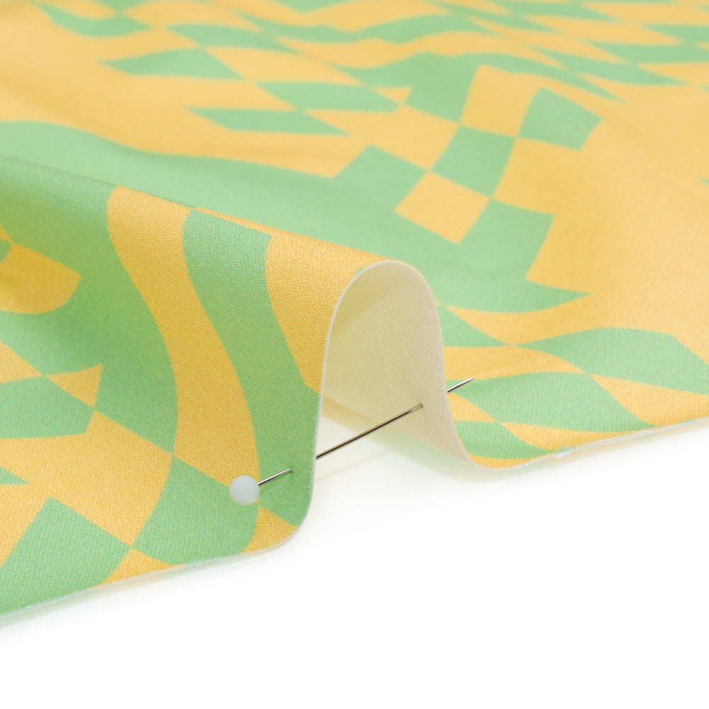 Mood Exclusive Lemon Lime Life Stretch Cotton Sateen Detail Mood Exclusive Lemon Lime Life Stretch Cotton Sateen Detail
