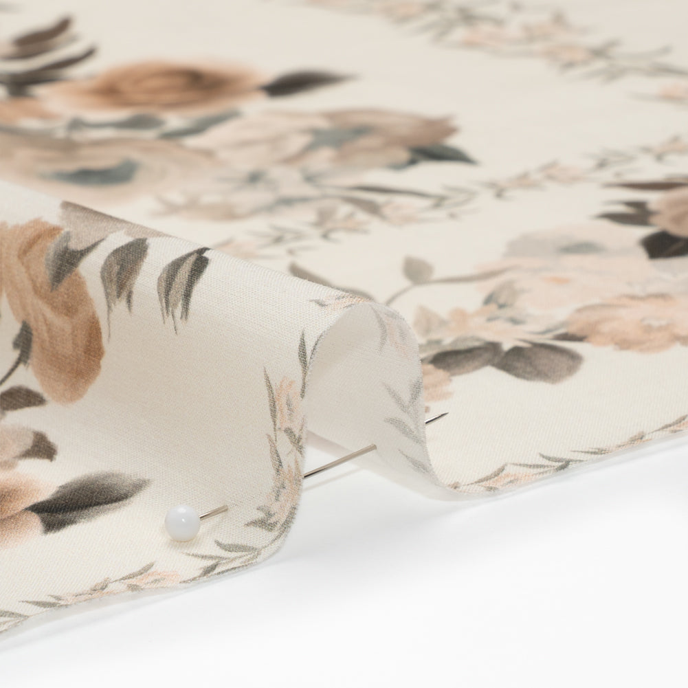 Mood Exclusive Cream Prosaic Petals Cotton Voile Panel Detail Mood Exclusive Cream Prosaic Petals Cotton Voile Panel Detail