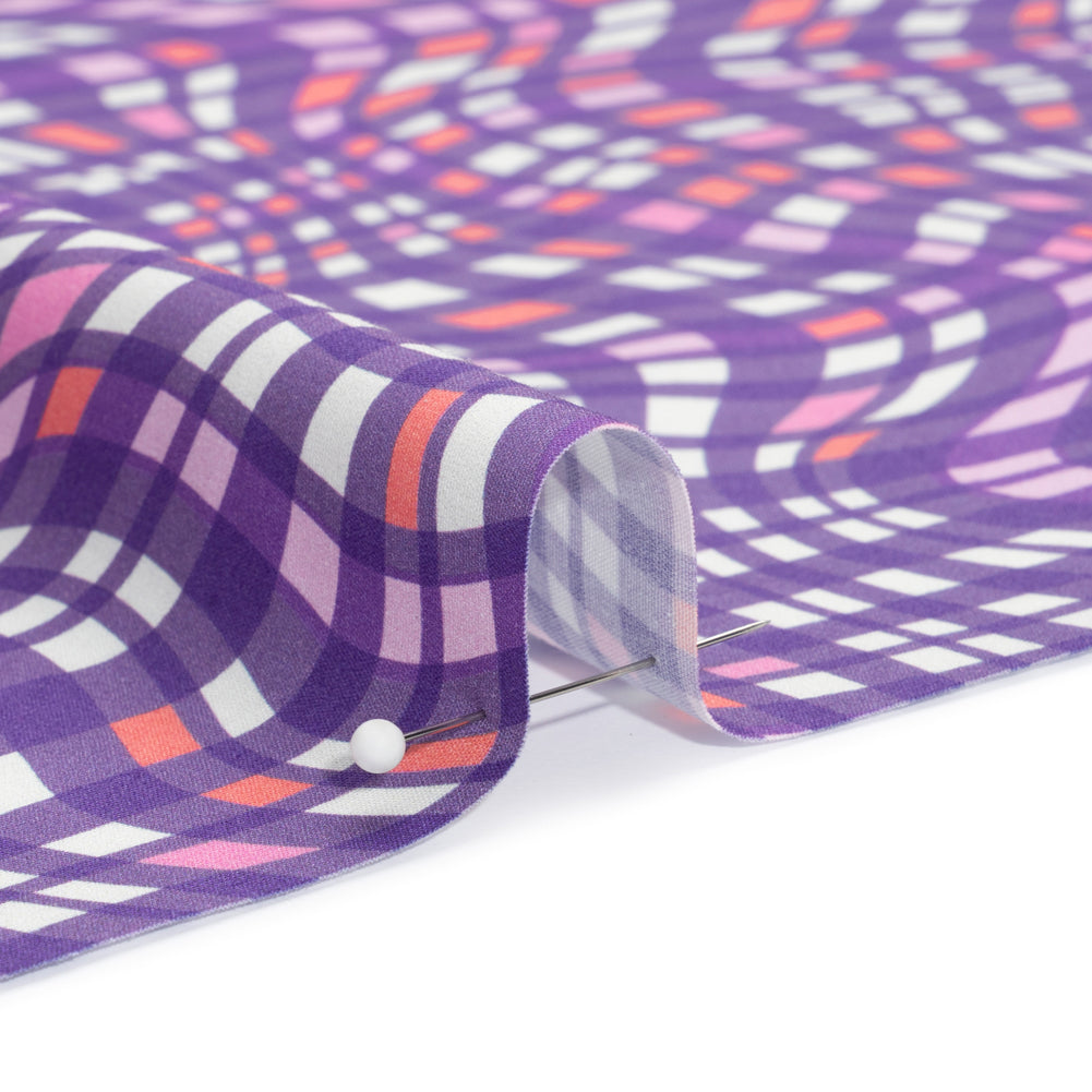 Mood Exclusive Purple Likeness to Liquid Stretch Cotton Poplin Detail Mood Exclusive Purple Likeness to Liquid Stretch Cotton Poplin Detail