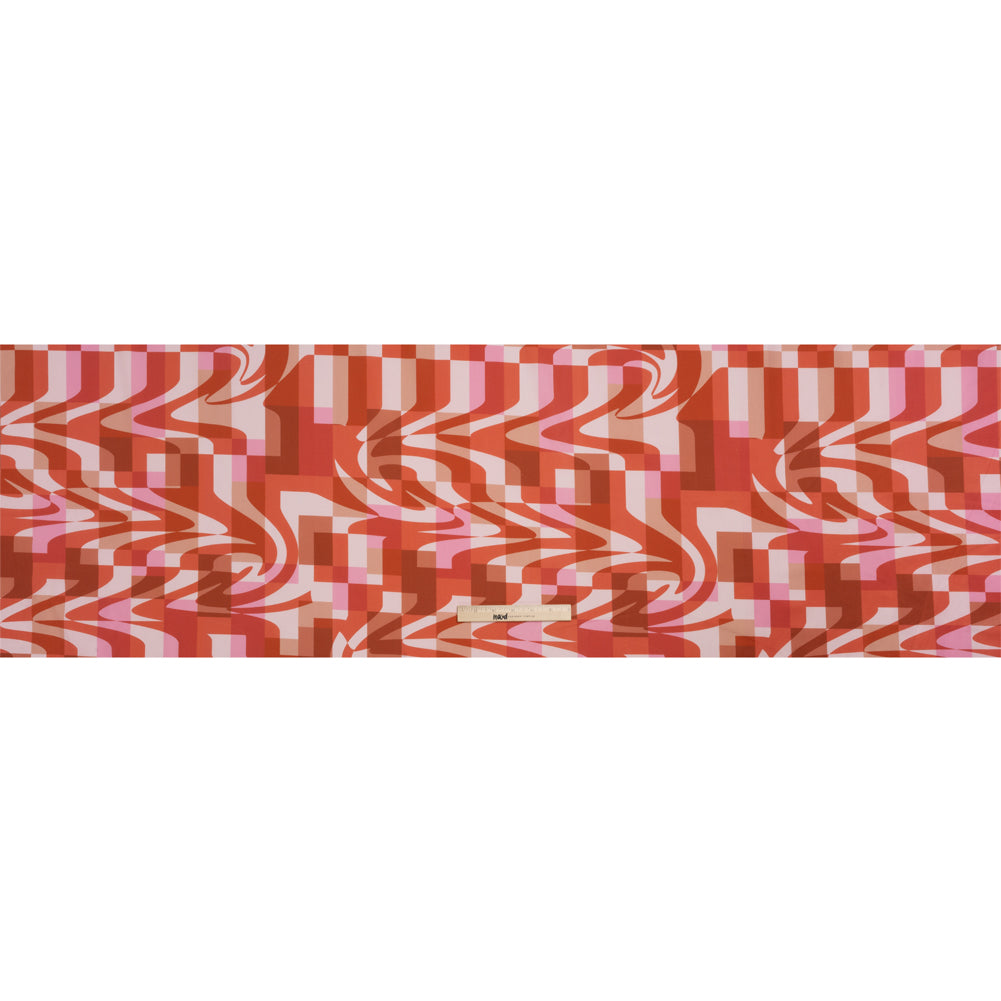 Mood Exclusive Red Game of Haze Stretch Cotton Poplin Full Mood Exclusive Red Game of Haze Stretch Cotton Poplin Full