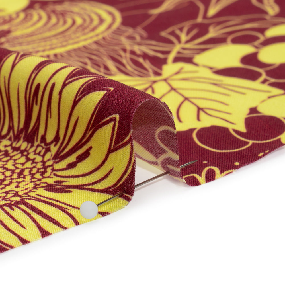 Mood Exclusive Magenta Your Solar Self Viscose Twill Detail Mood Exclusive Magenta Your Solar Self Viscose Twill Detail