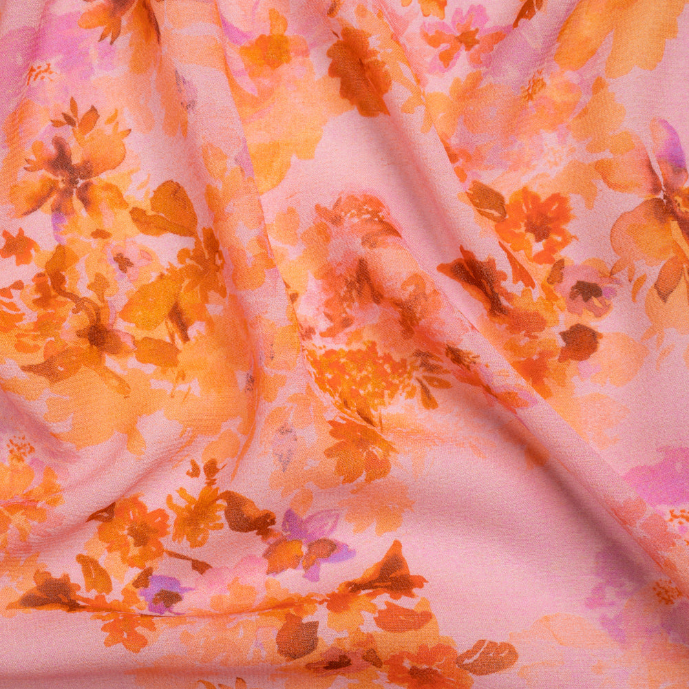 Mood Exclusive Pink Promise of Spring Viscose Georgette Mood Exclusive Pink Promise of Spring Viscose Georgette