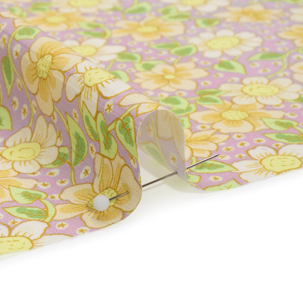 Mood Exclusive Lilac Daisy Dipper Cotton Poplin Detail Mood Exclusive Lilac Daisy Dipper Cotton Poplin Detail