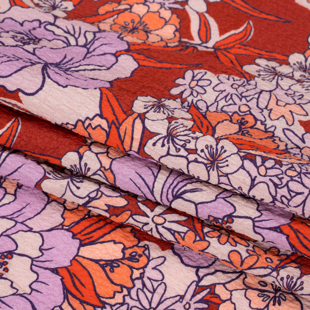 Mood Exclusive Cherry Blossom Lessons Stretch Polyester Seersucker Folded Mood Exclusive Cherry Blossom Lessons Stretch Polyester Seersucker Folded