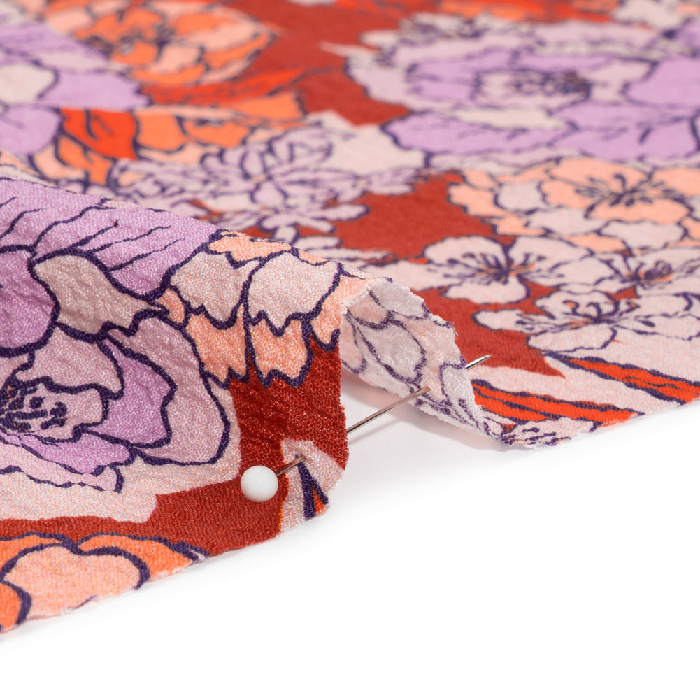 Mood Exclusive Cherry Blossom Lessons Stretch Polyester Seersucker Detail Mood Exclusive Cherry Blossom Lessons Stretch Polyester Seersucker Detail