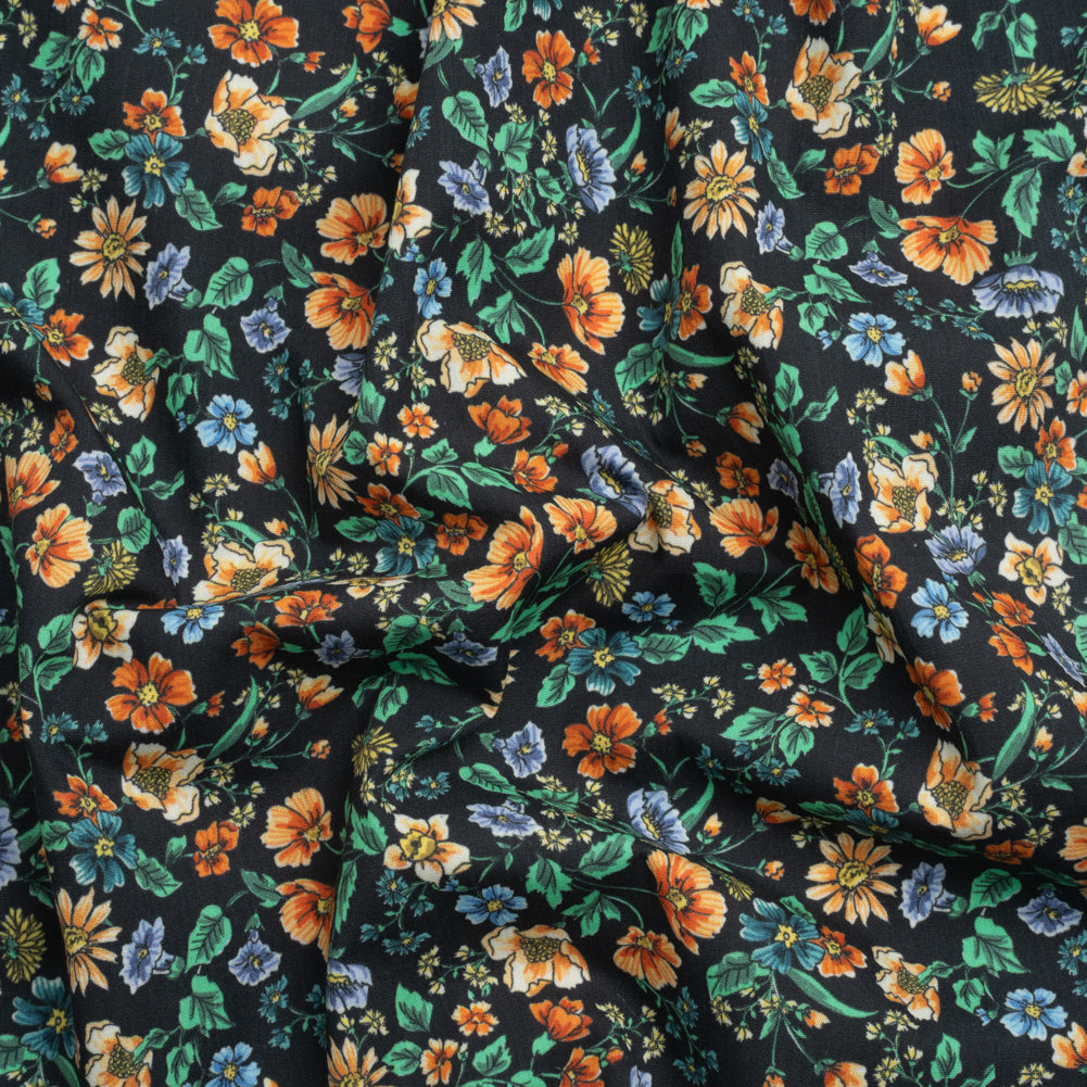 Mood Exclusive Picking Poppies Cotton Poplin Mood Exclusive Picking Poppies Cotton Poplin