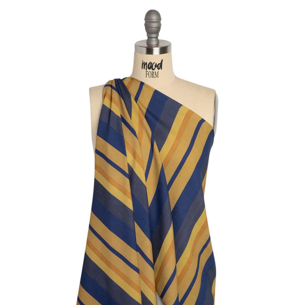 Mood Exclusive Salt Spray Stripes Viscose Crepe Detail Mood Exclusive Salt Spray Stripes Viscose Crepe Detail