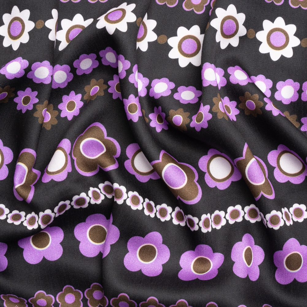 Mood Exclusive Purple Grow As We Go Rayon Challis Mood Exclusive Purple Grow As We Go Rayon Challis