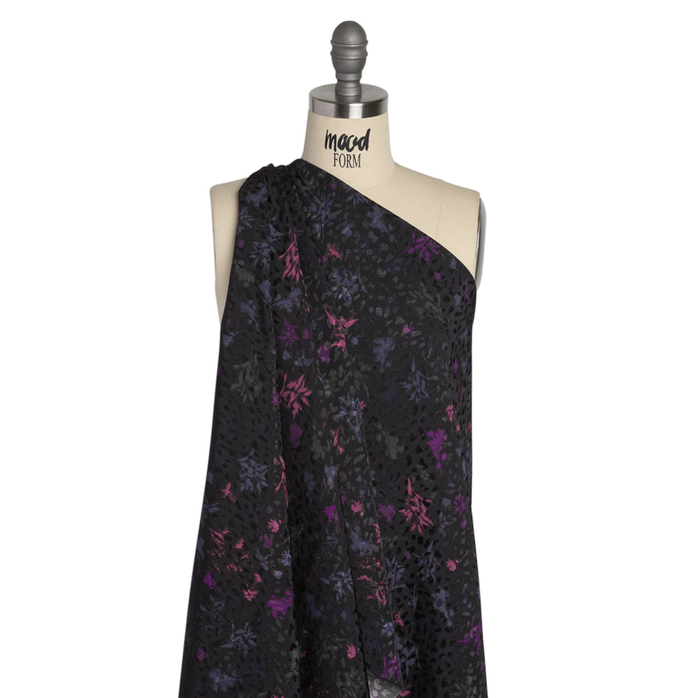 Mood Exclusive Black Serendipitous Saplings Sustainable Viscose Jacquard Detail Mood Exclusive Black Serendipitous Saplings Sustainable Viscose Jacquard Detail