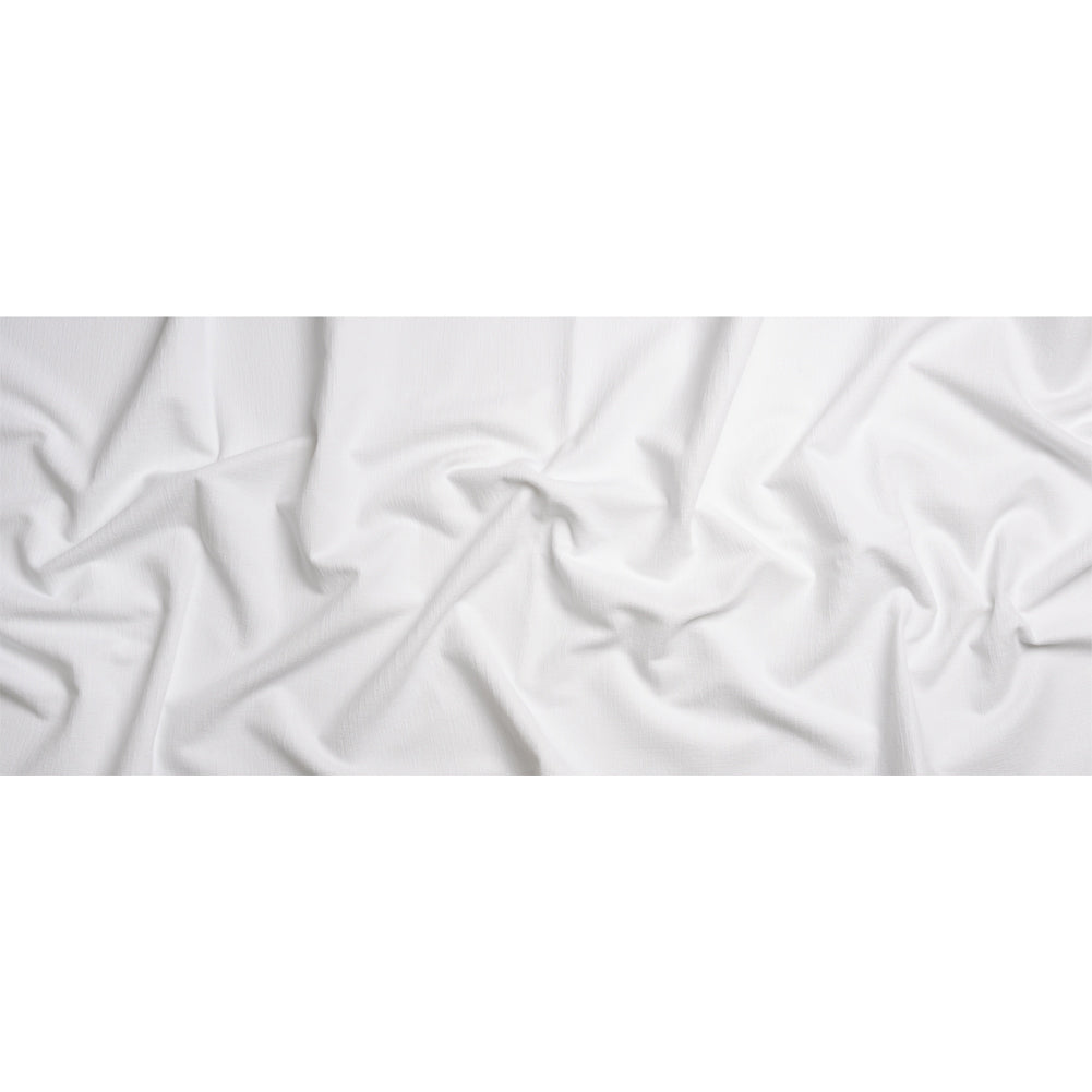 Otta White Polyester Chenille Woven Full Otta White Polyester Chenille Woven Full